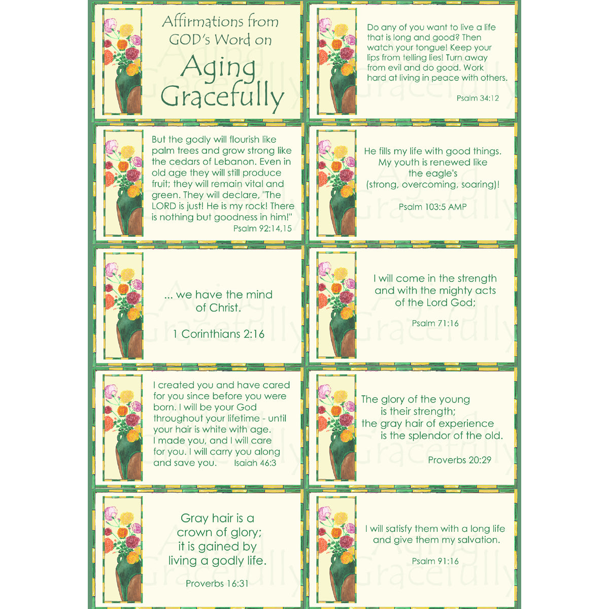 Affirmations from God - Aging Gracefully