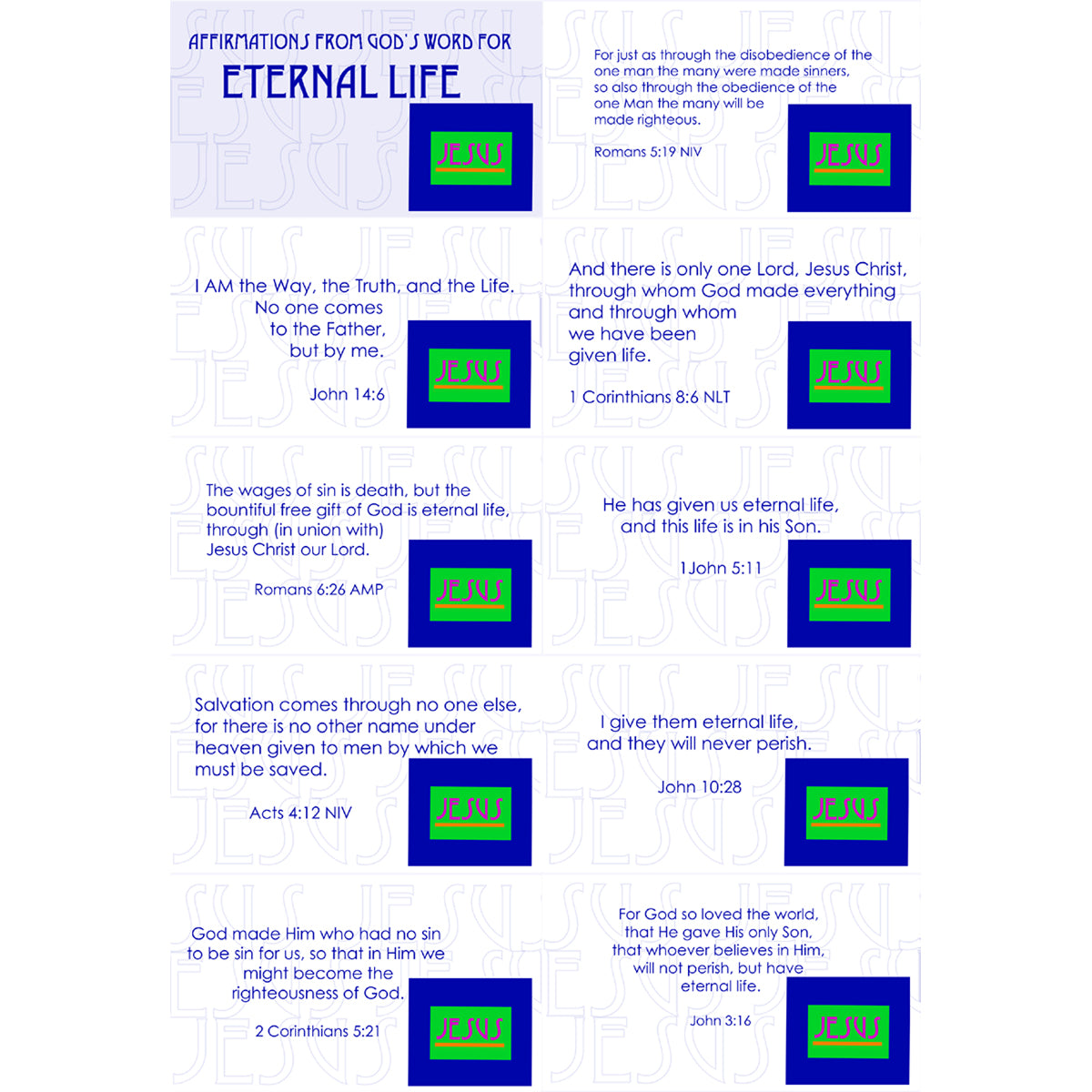 Affirmations from God - Eternal Life