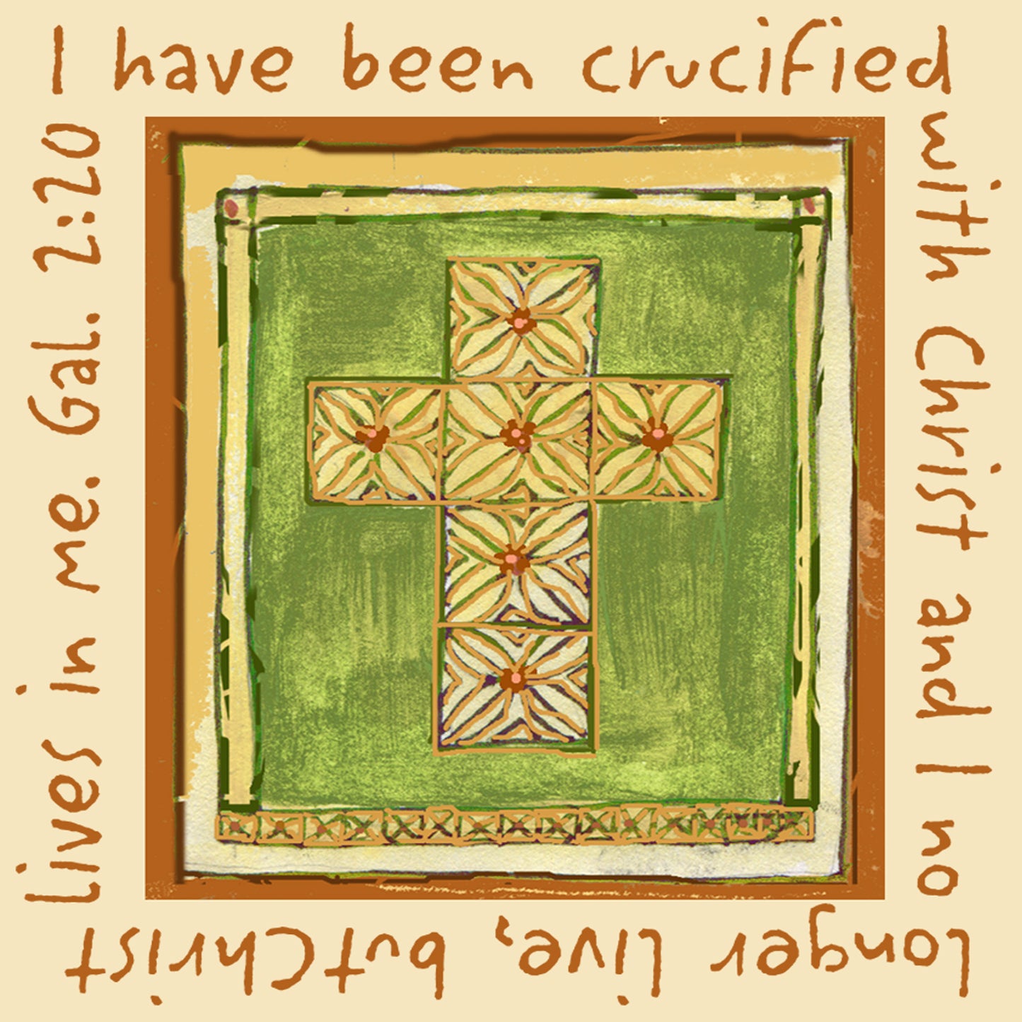 Vibrant Yellow - Hawaiian Cross Coaster