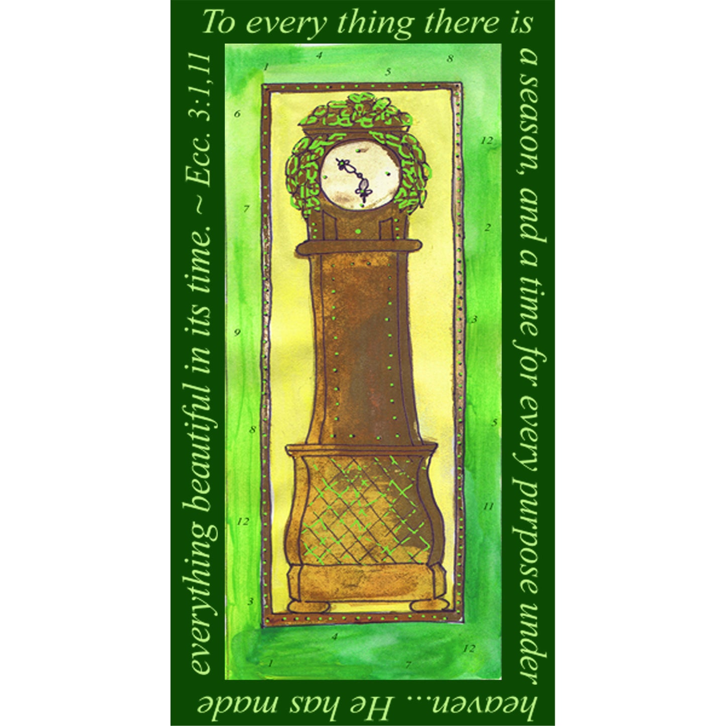 Lively Green - Beautiful in Time Coaster