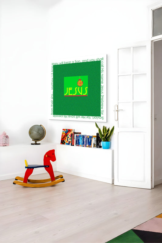 A Very Merry Christmas - Celebrate Jesus Canvas