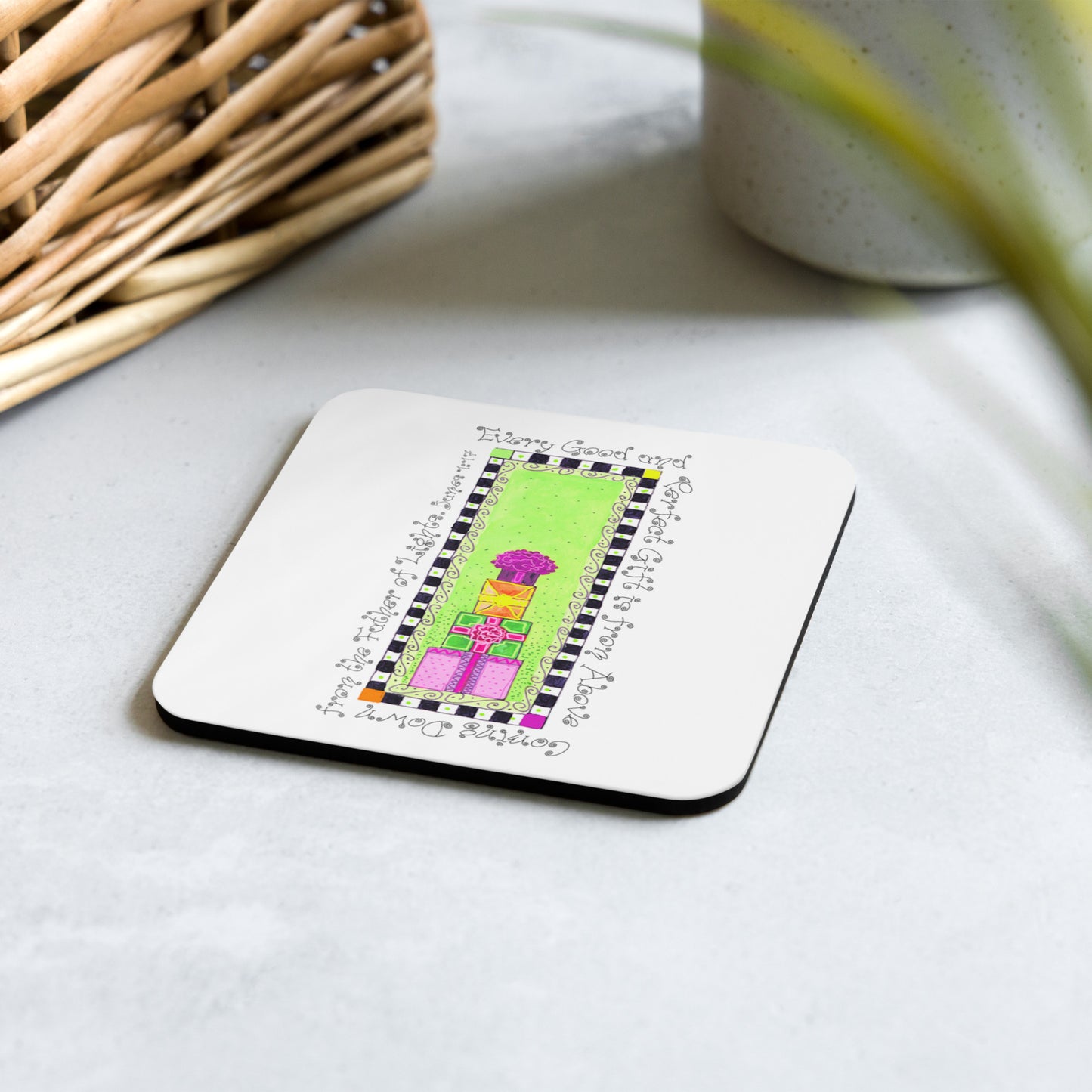 A Very Merry Christmas - Gift from God Coaster