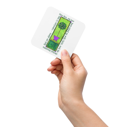 Lively Green - Topiary Coaster