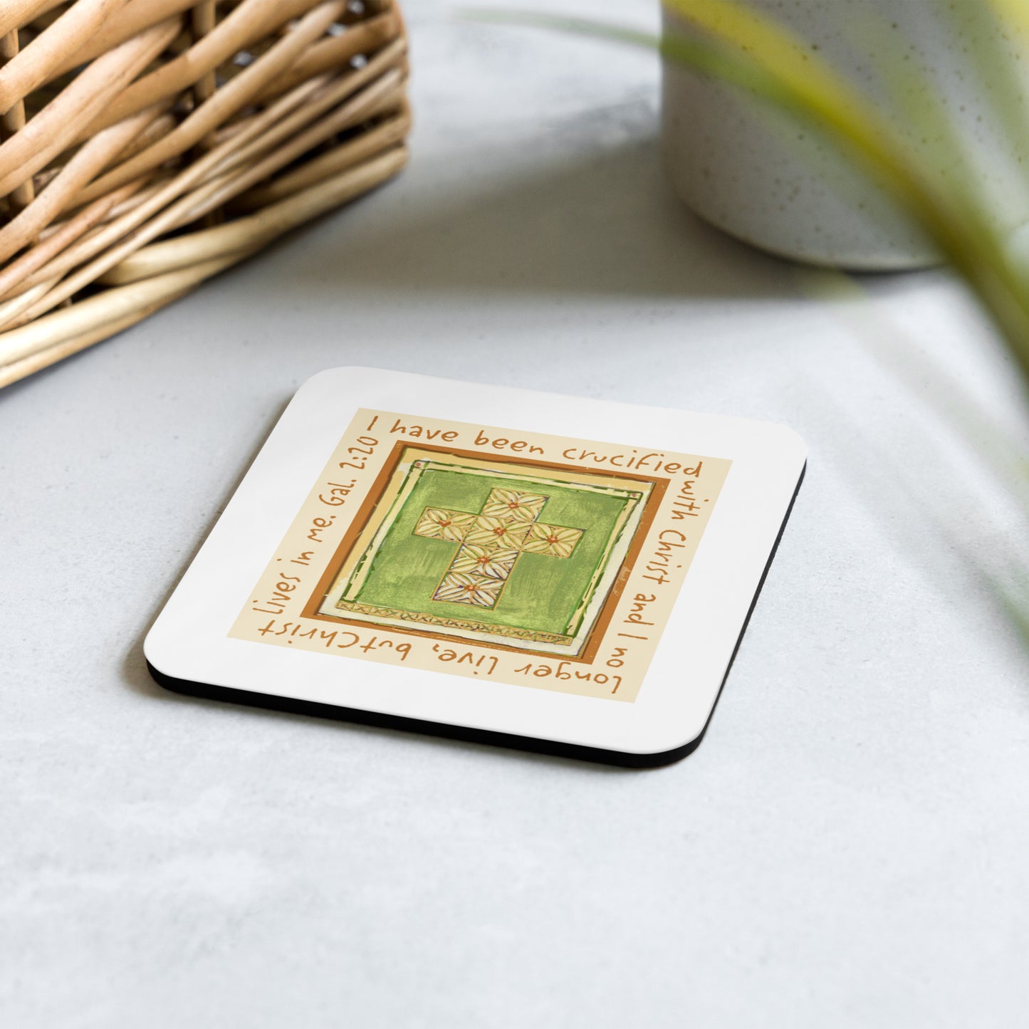 Vibrant Yellow - Hawaiian Cross Coaster