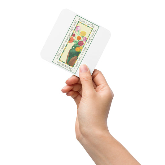 Vibrant Yellow - Roses Coaster