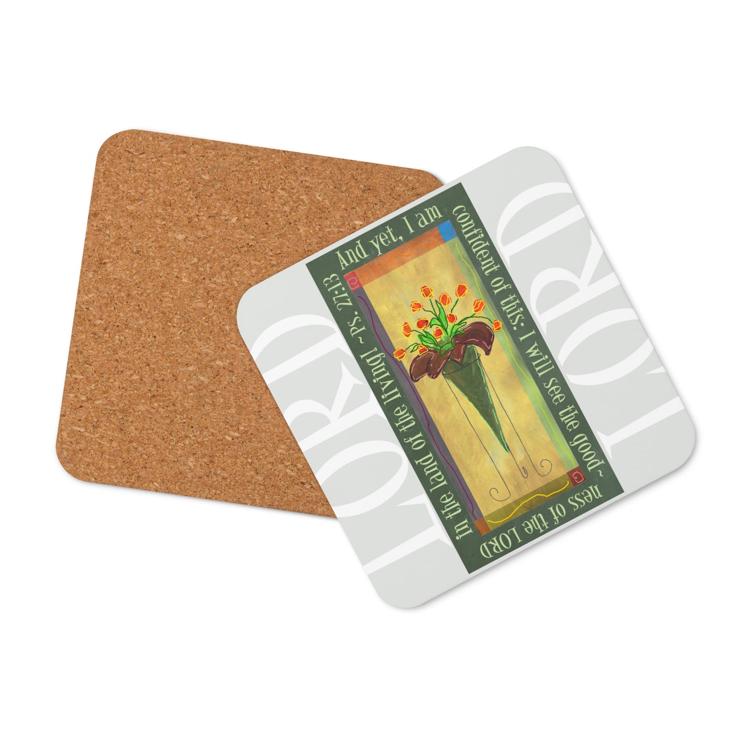 Vibrant Yellow - Tall Tulips Coaster