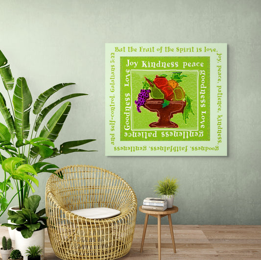 Lively Green - Fruit Canvas Print