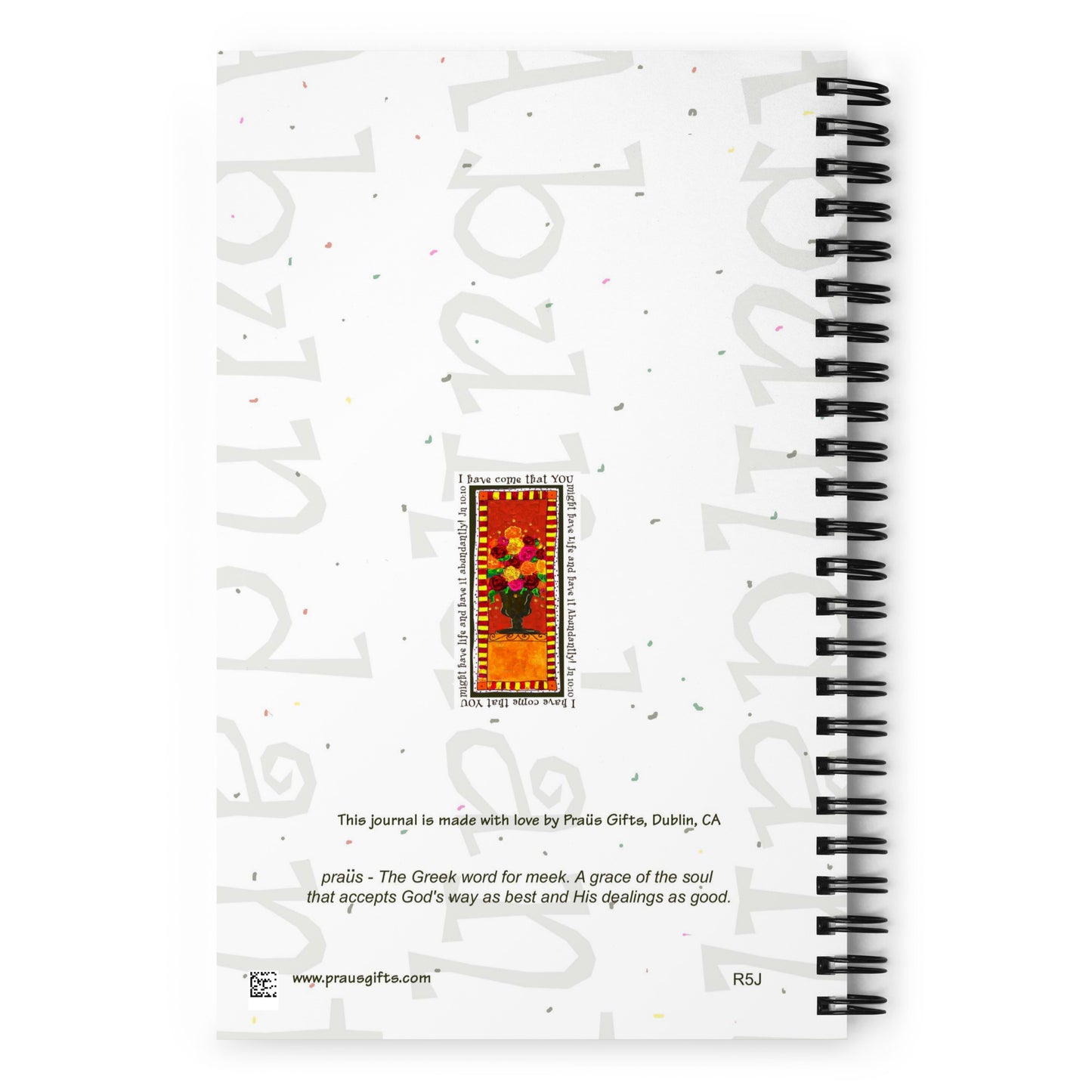 Vivid Orange - Abundant Flowers Journal