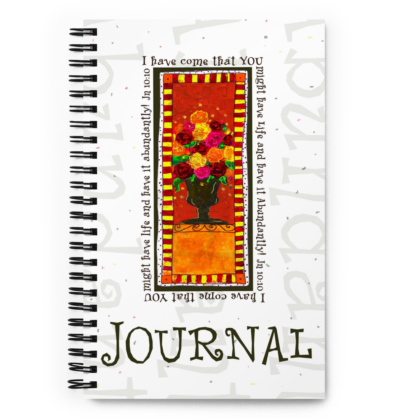 Vivid Orange - Abundant Flowers Journal
