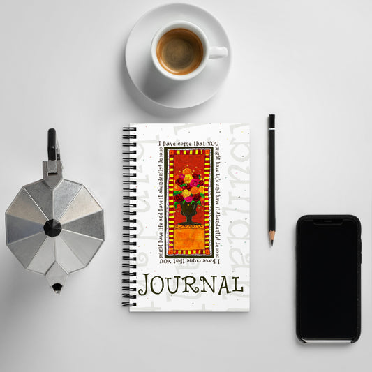 Vivid Orange - Abundant Flowers Journal