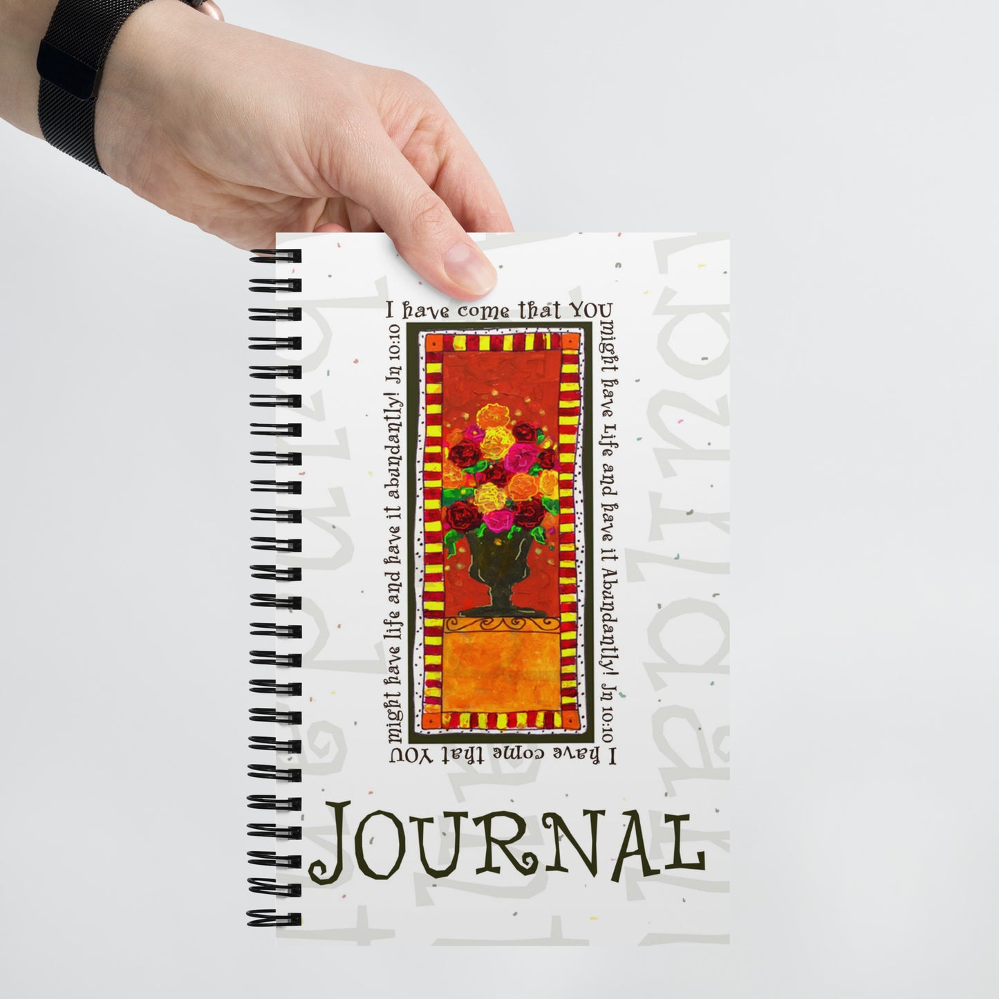 Vivid Orange - Abundant Flowers Journal