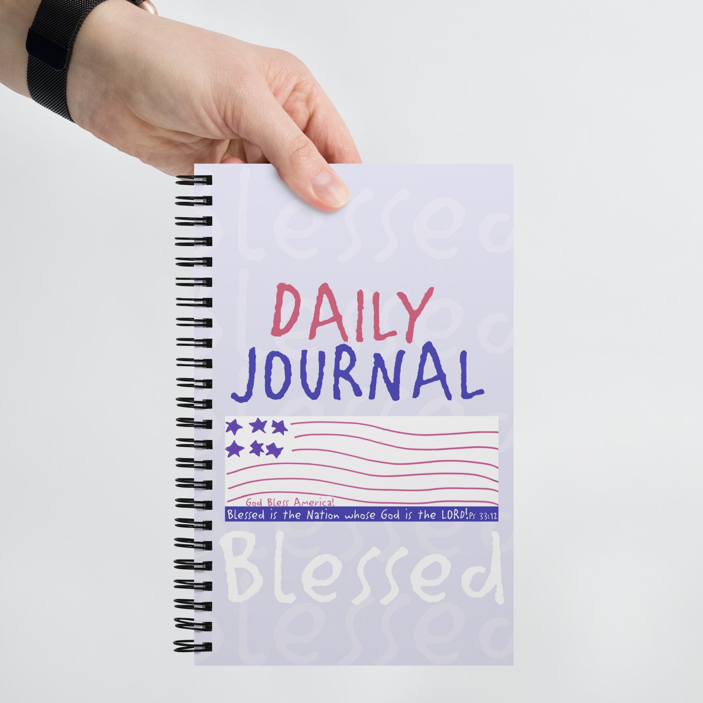 Heavenly Blue - Funky Flag Journal