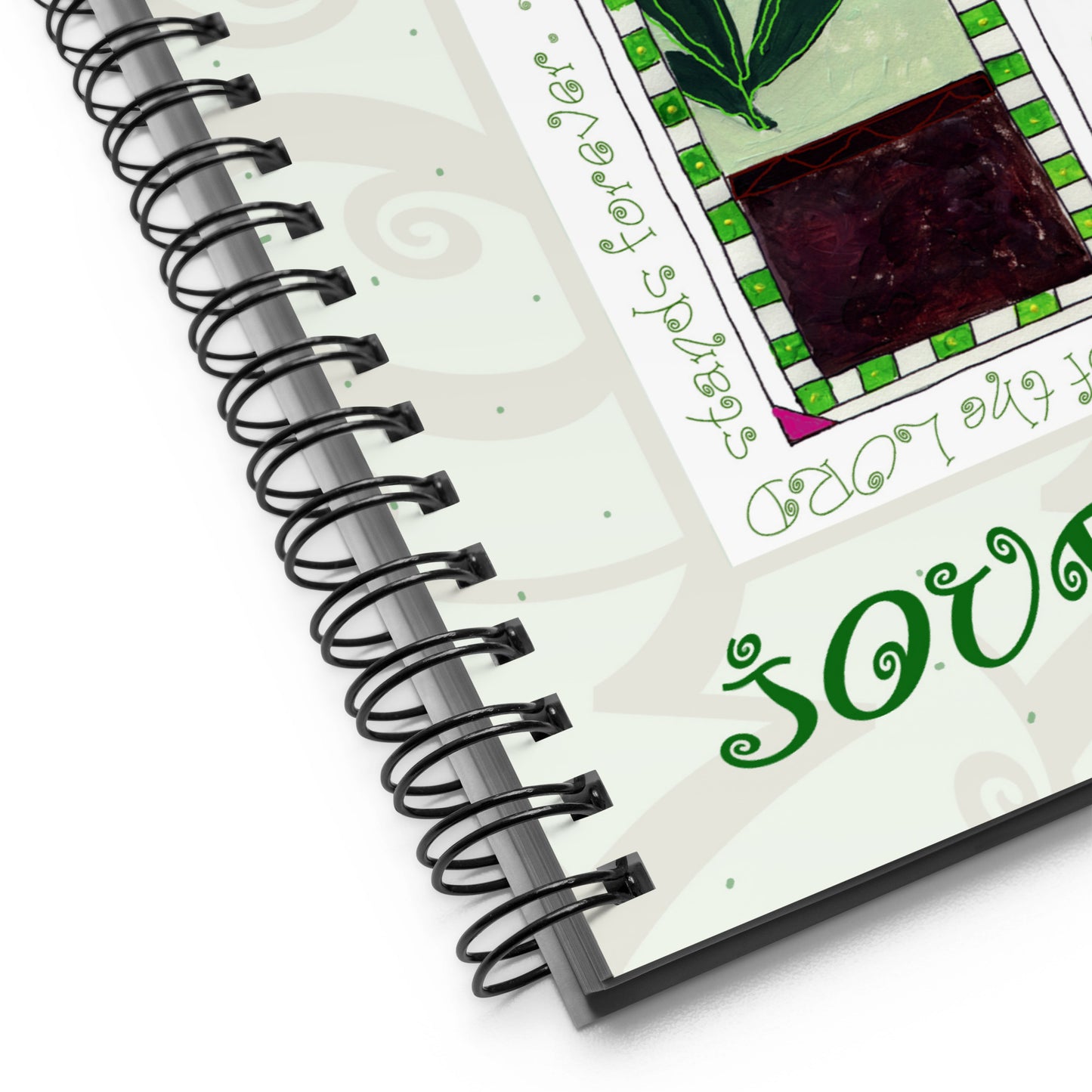 Lively Green - White Orchid Journal