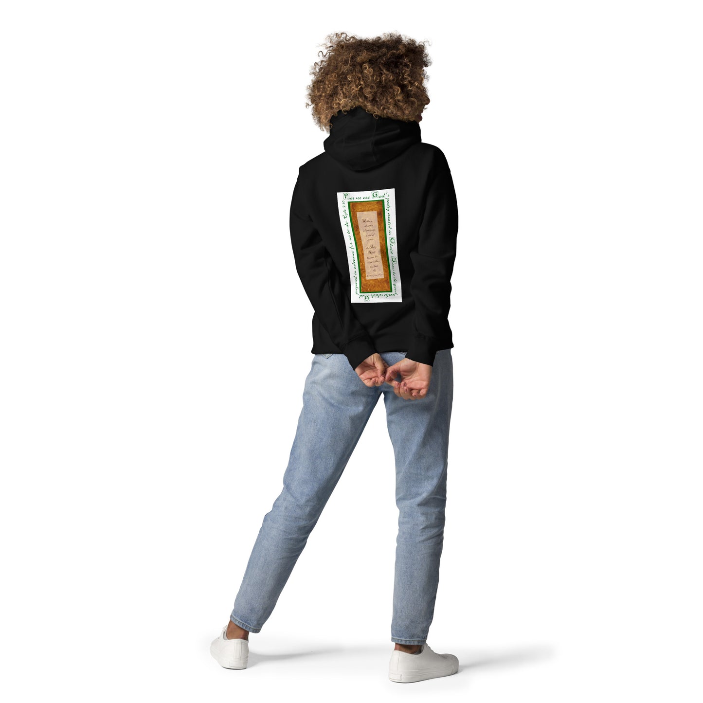 Vivid Orange - God's Poetry Sweatshirt Hoodie