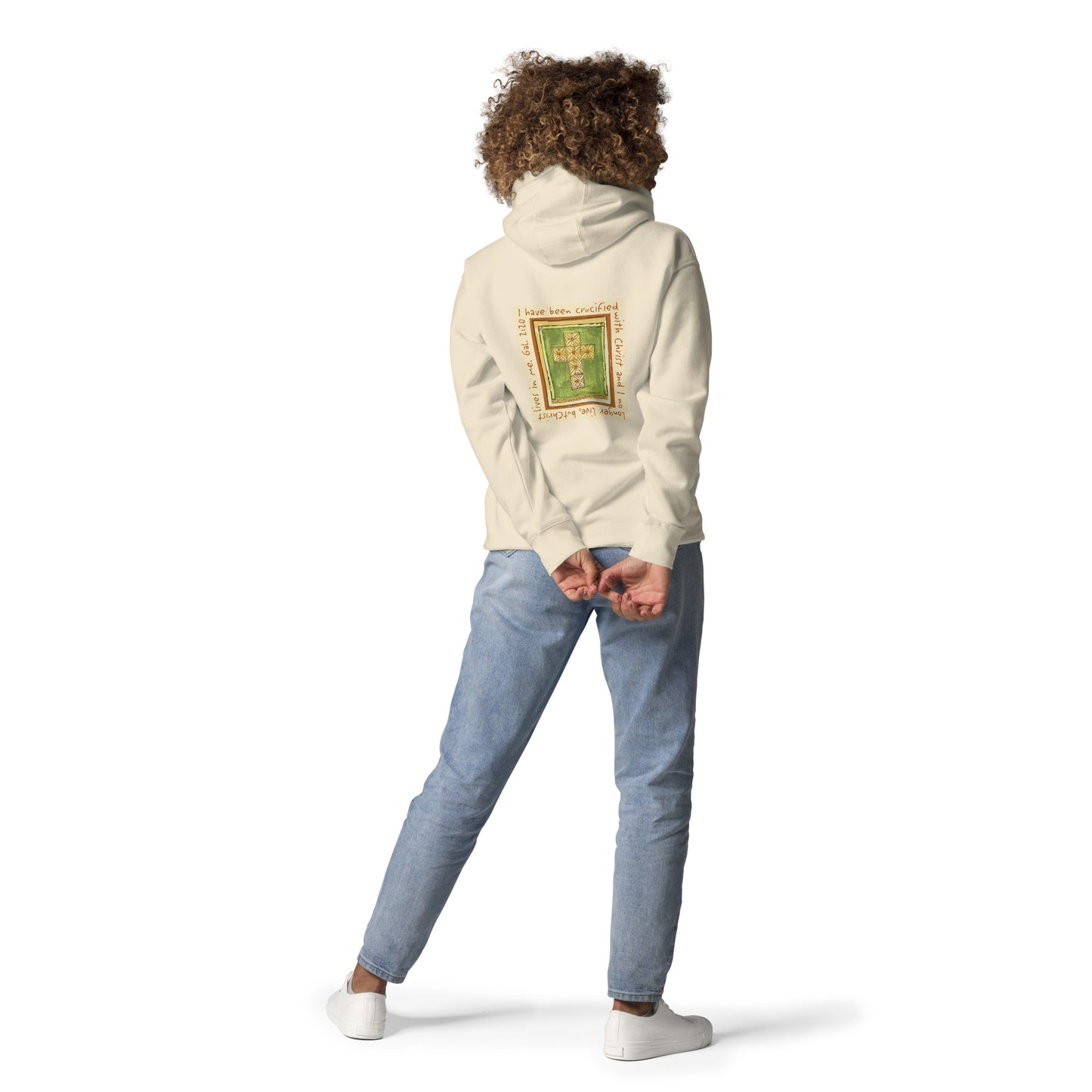 Vibrant Yellow - Hawaiian Cross Sweatshirt Hoodie