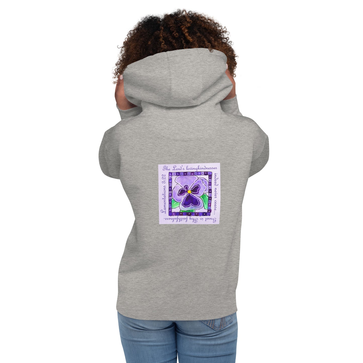 Deep Purple - Pansies Sweatshirt Hoodie