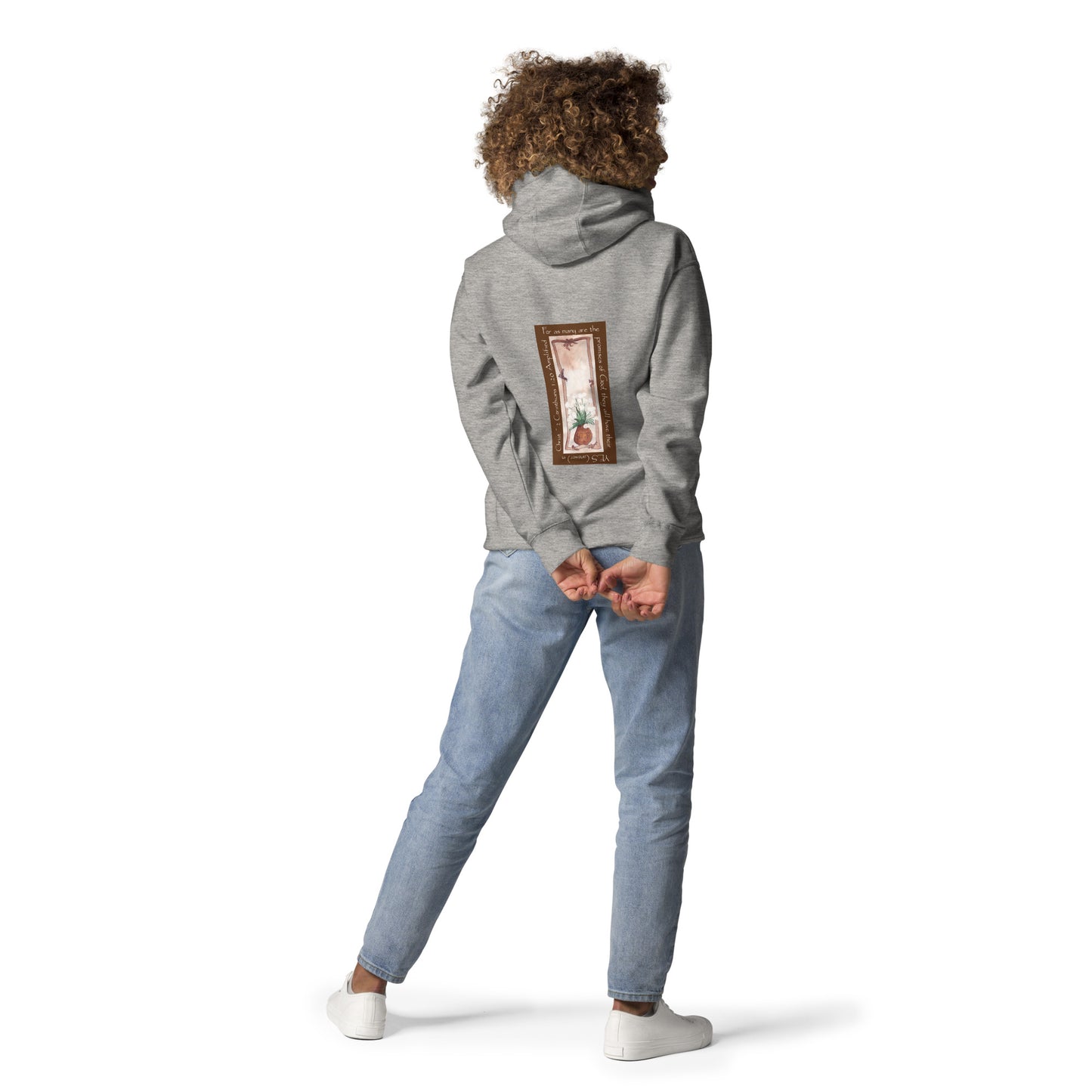 Vivid Orange - Tulips in a Basket Sweatshirt Hoodie