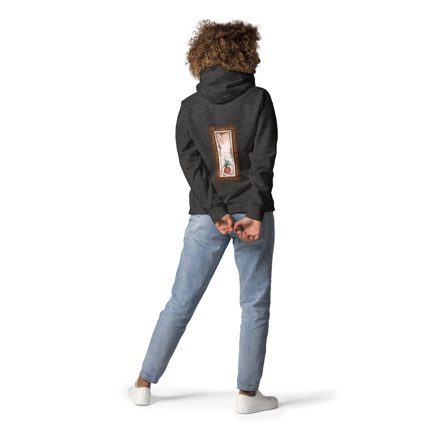 Vivid Orange - Tulips in a Basket Sweatshirt Hoodie