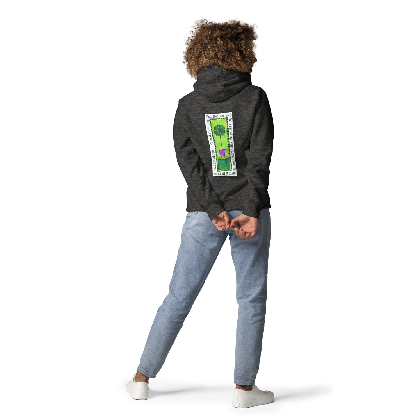 Lively Green - Topiary Sweatshirt Hoodie