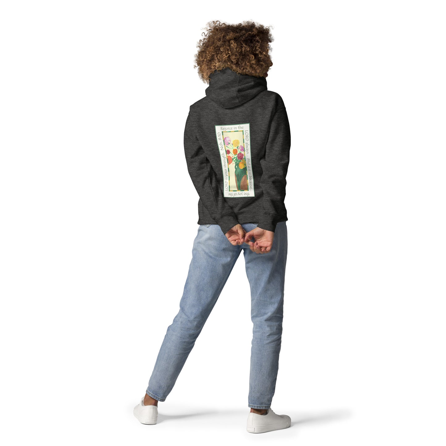 Vibrant Yellow - Roses Sweatshirt Hoodie