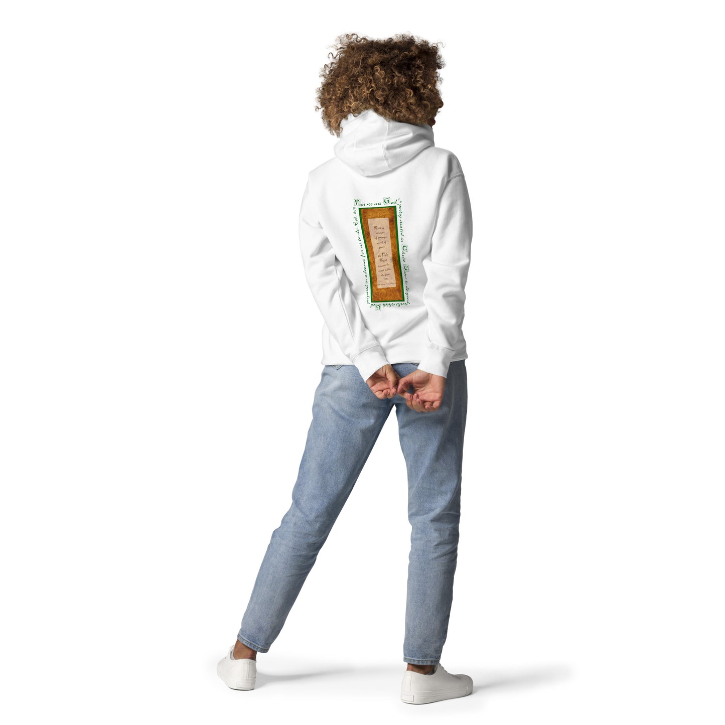 Vivid Orange - God's Poetry Sweatshirt Hoodie