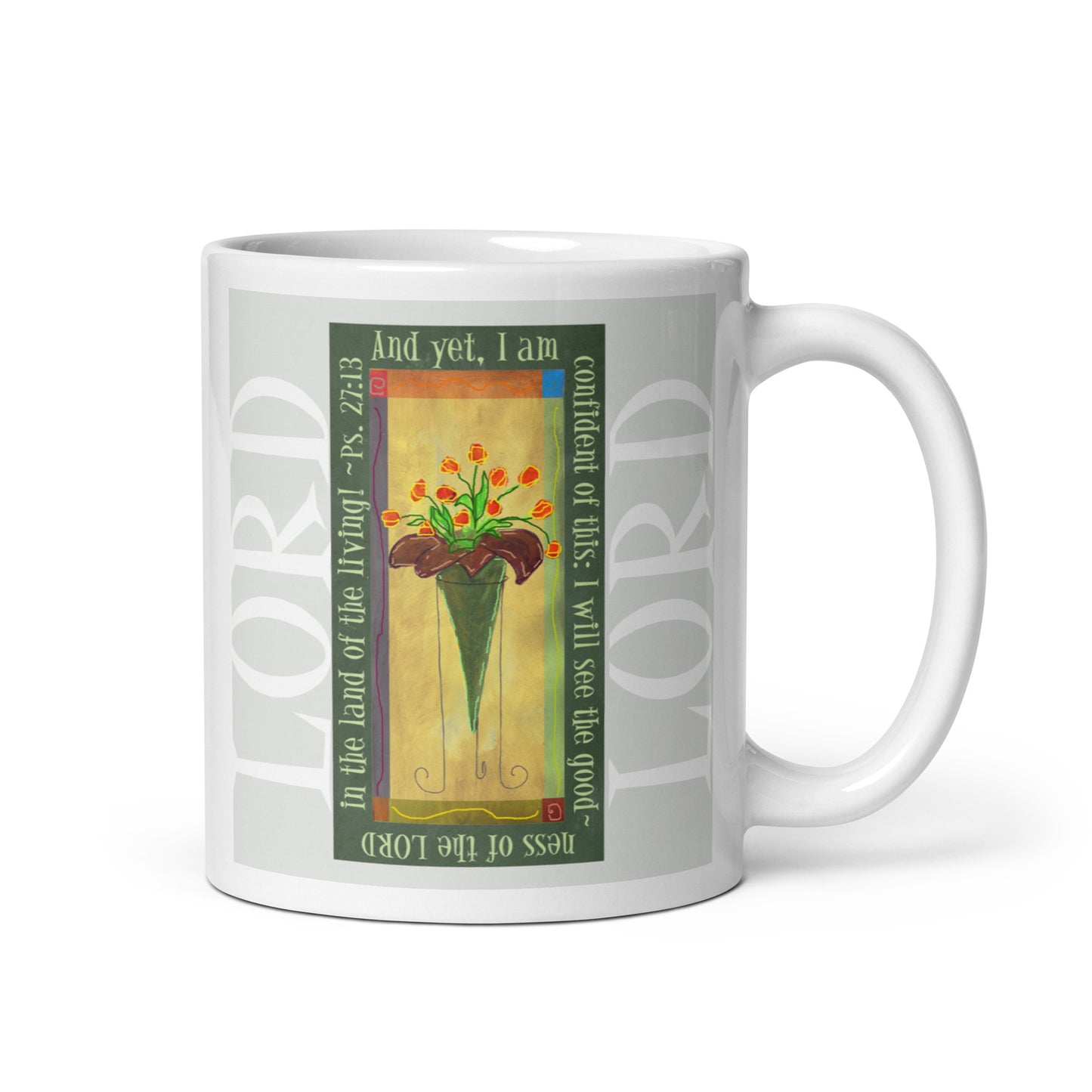 Vibrant Yellow - Tall Tulips Mug