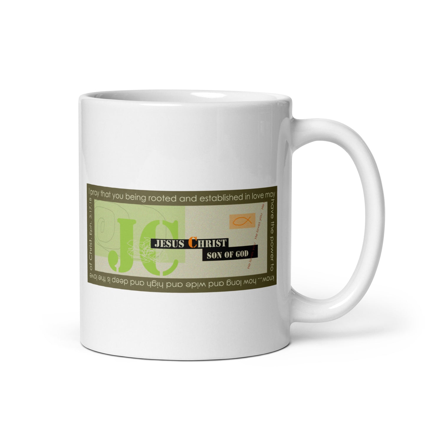 Lively Green - Modern Jesus Mug