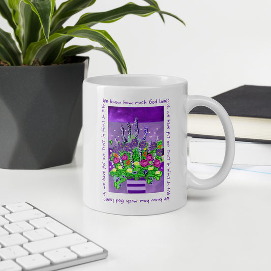 Deep Purple - Stripe Mug