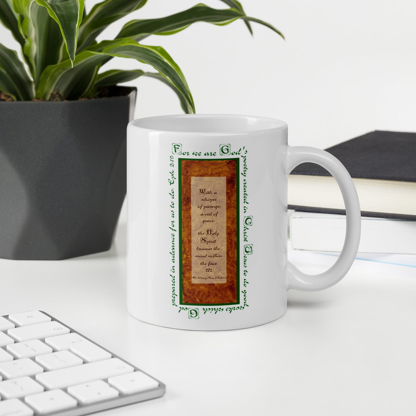 Vivid Orange - God's Poetry Mug
