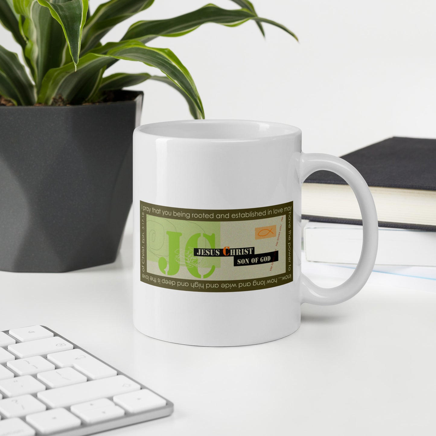 Lively Green - Modern Jesus Mug