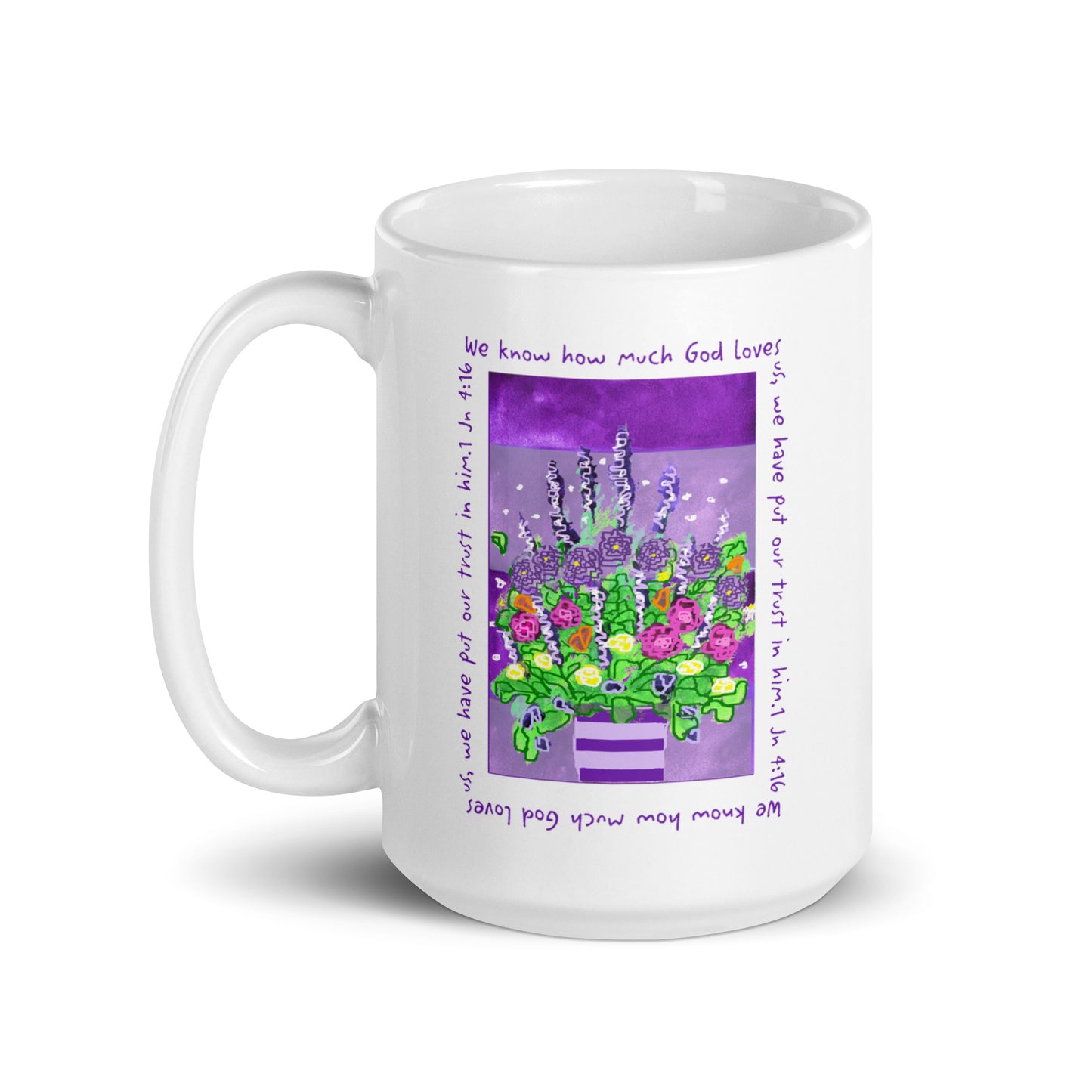 Deep Purple - Stripe Mug