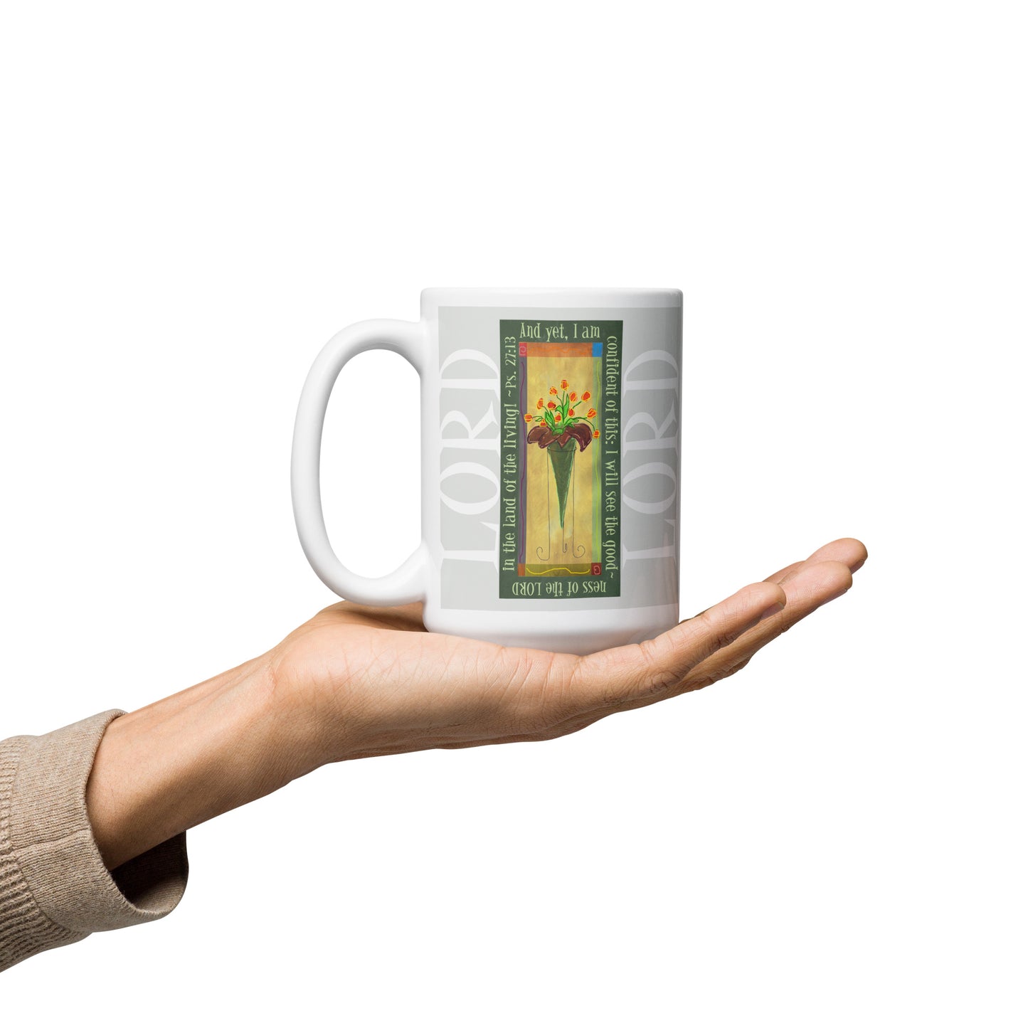 Vibrant Yellow - Tall Tulips Mug