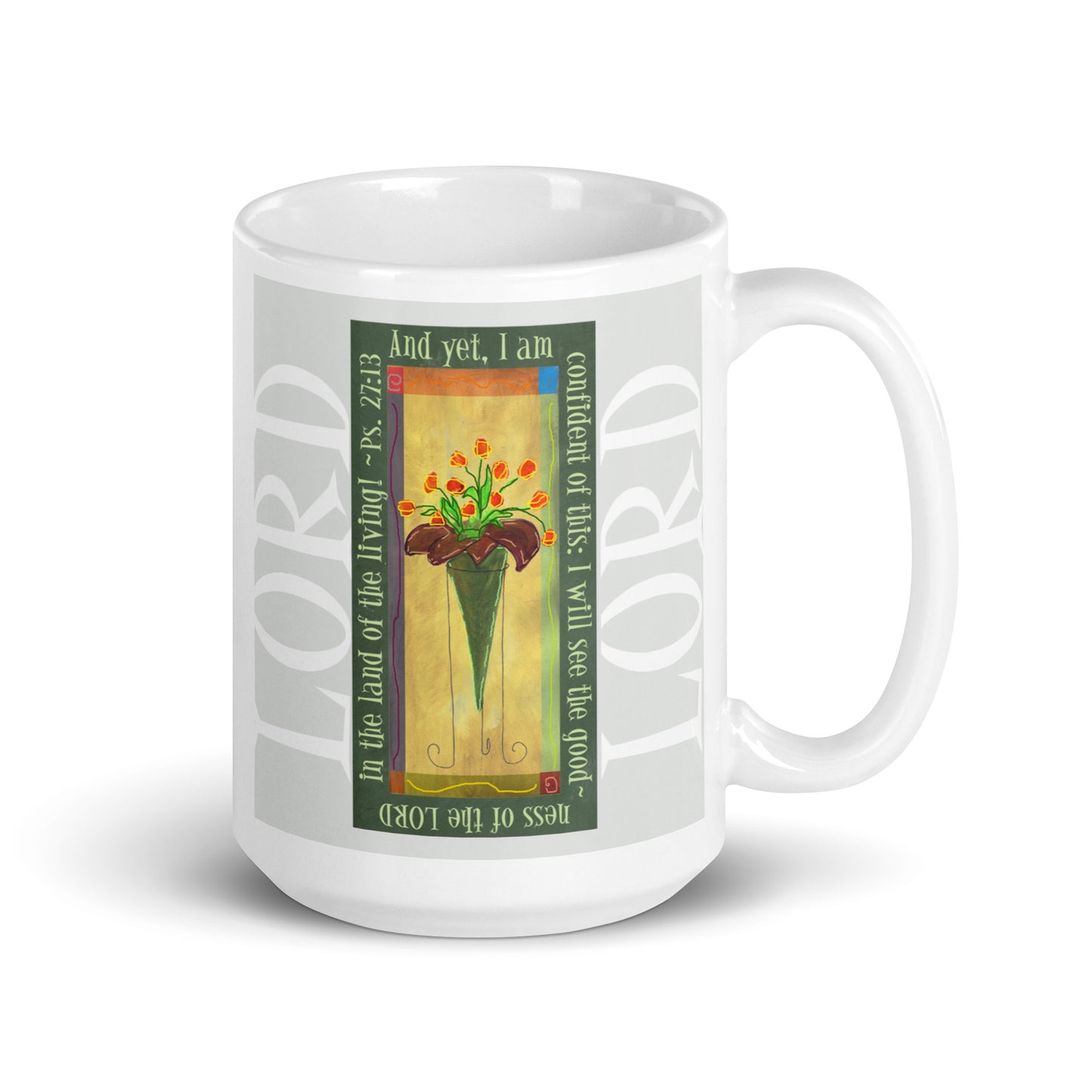 Vibrant Yellow - Tall Tulips Mug