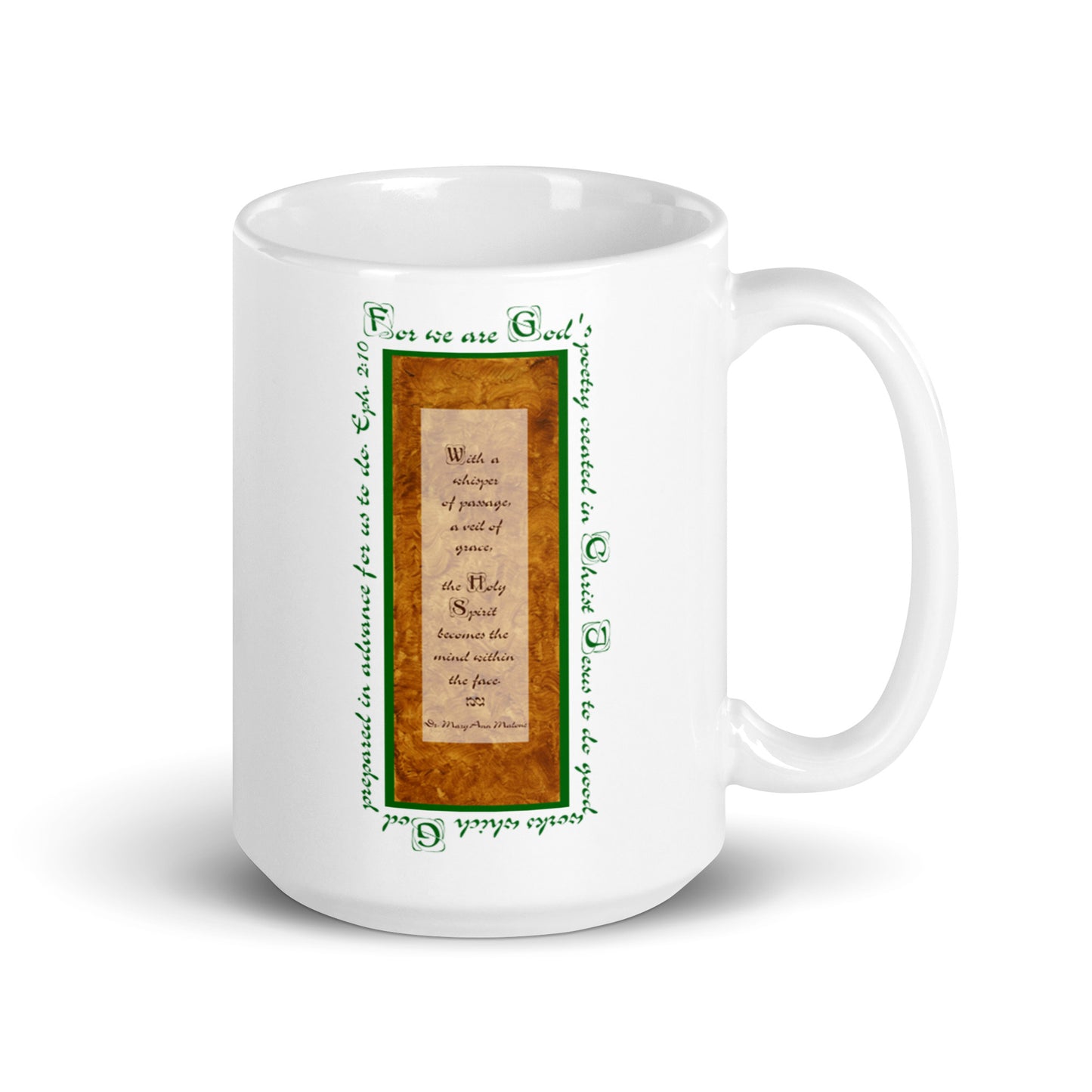 Vivid Orange - God's Poetry Mug