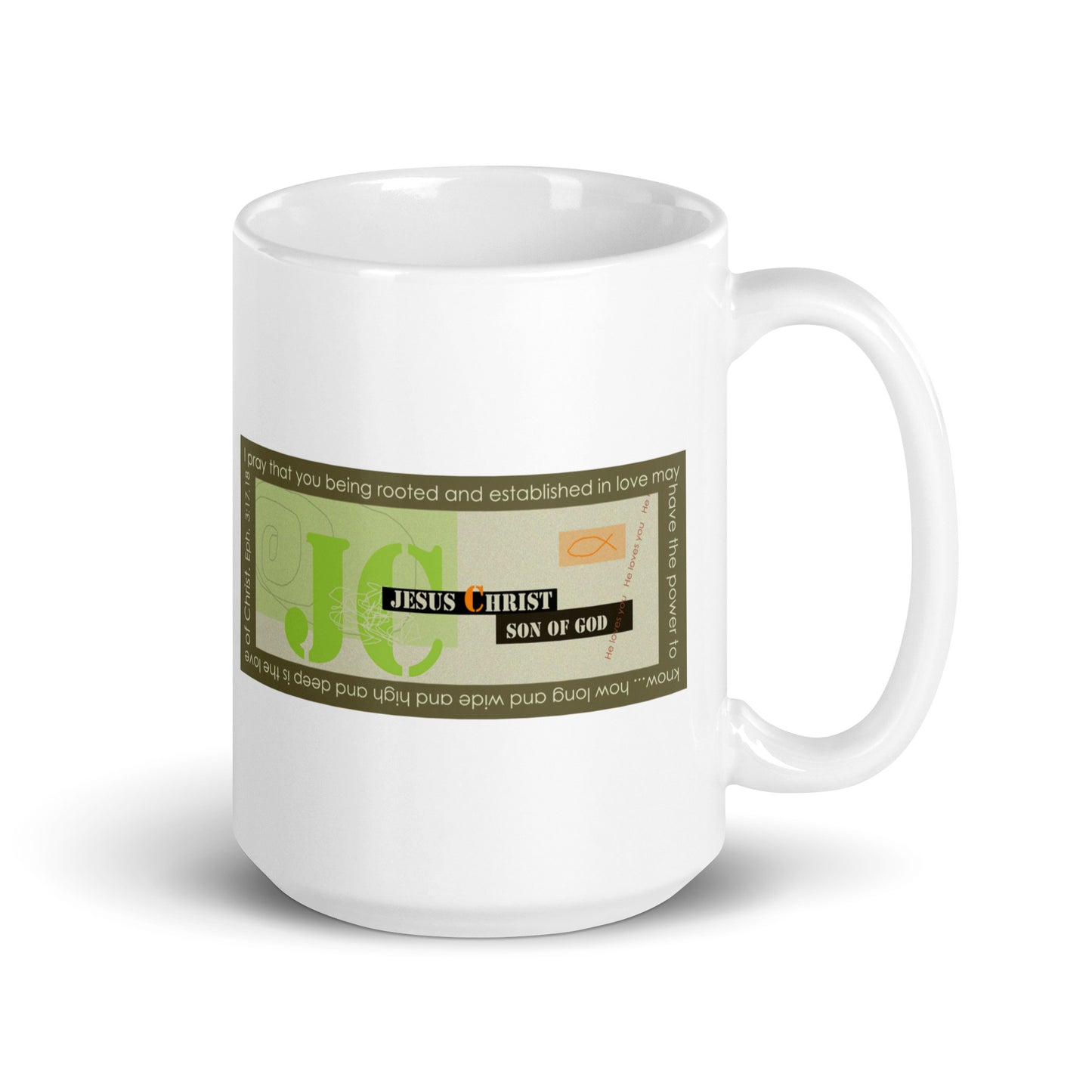 Lively Green - Modern Jesus Mug