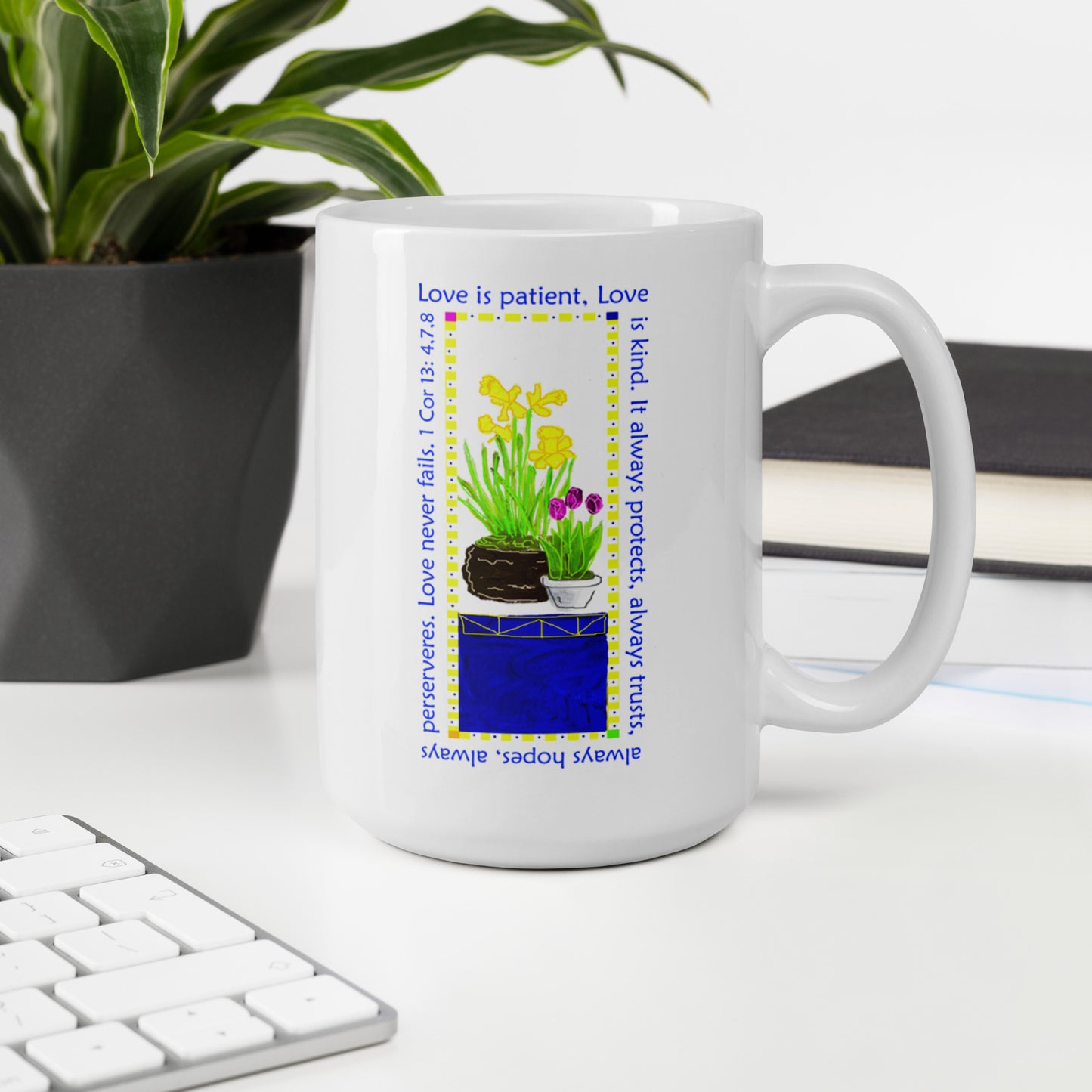 Vibrant Yellow - Daffodils and Tulips Mug