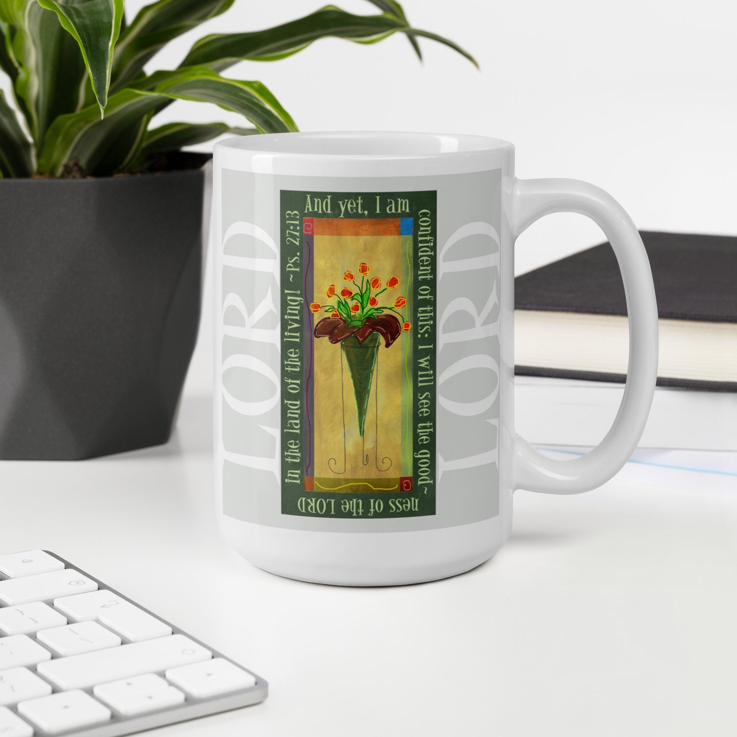 Vibrant Yellow - Tall Tulips Mug
