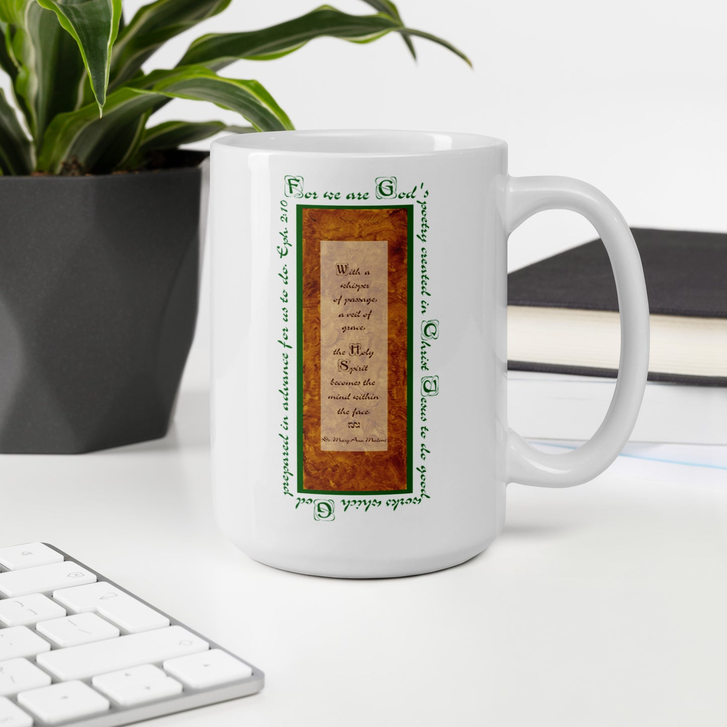 Vivid Orange - God's Poetry Mug