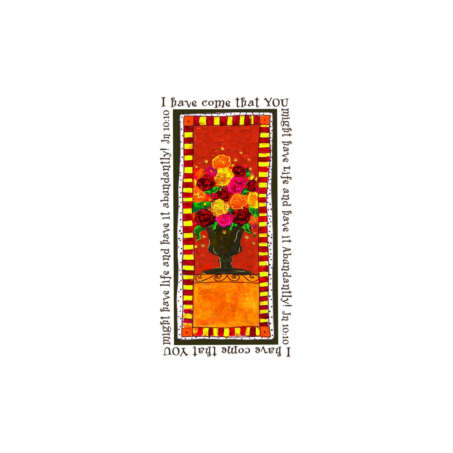 Vivid Orange - Abundant Flowers Magnet