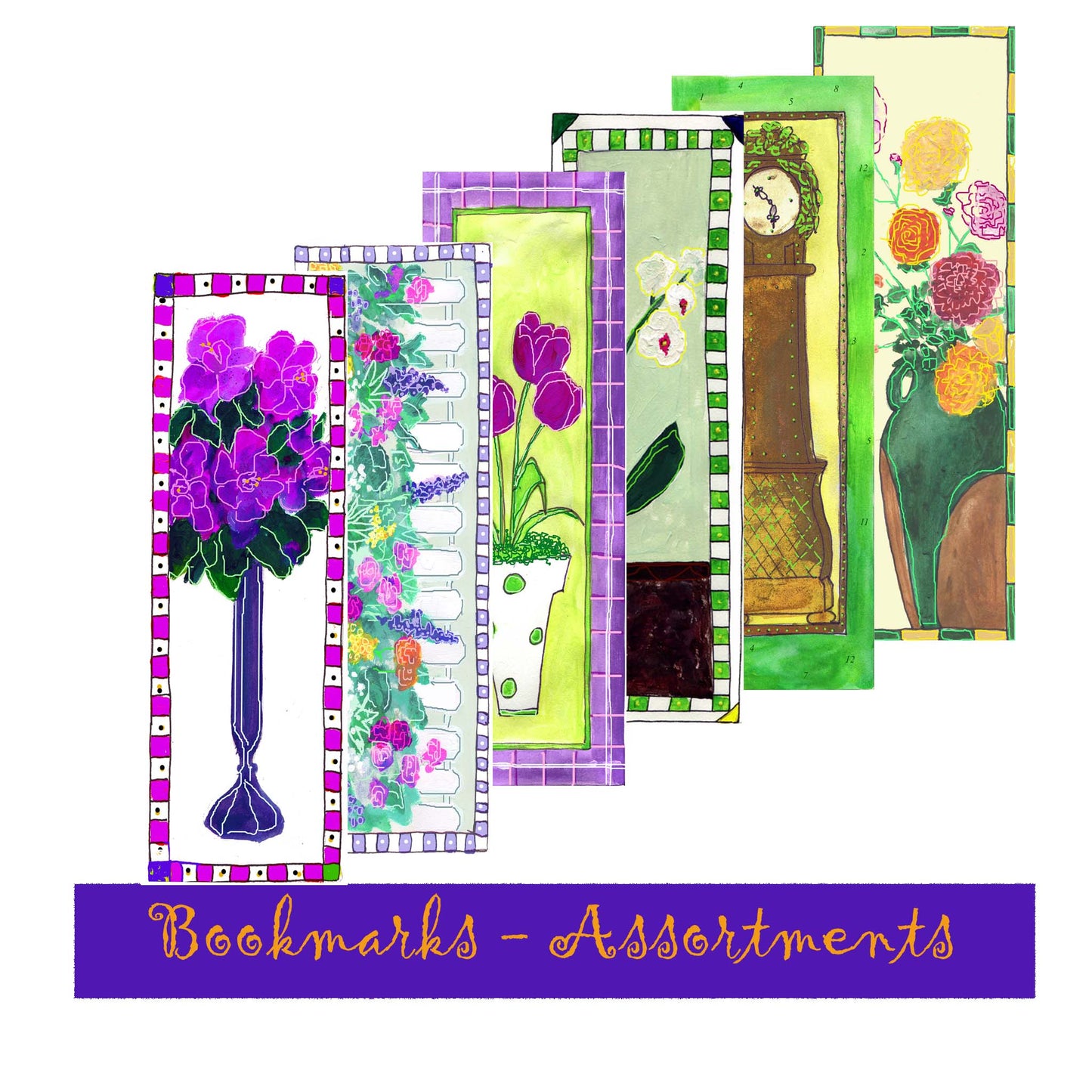 Bookmark Assortment - Encouragement for Women (Six Bookmarks)