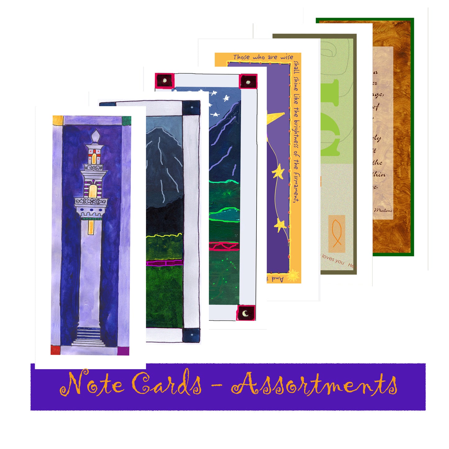 Note Card Assortment - Encouragement for Men (Six Cards)