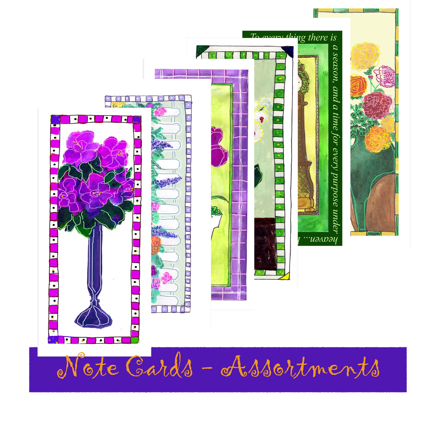 Note Card Assortment - Encouragement for Women (Six Cards)