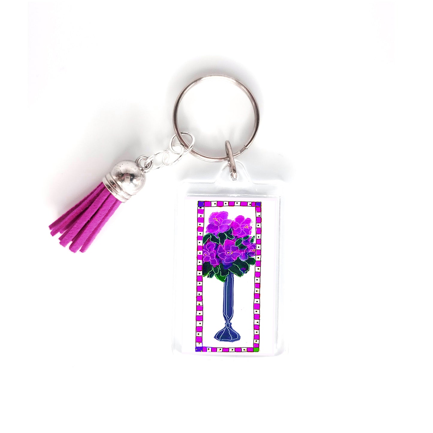 Bright Pink - Azalea Key Ring