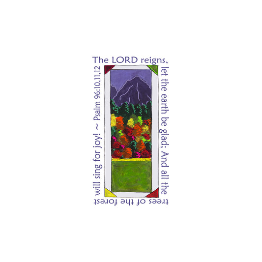 Heavenly Blue - Fall Leaves Magnet