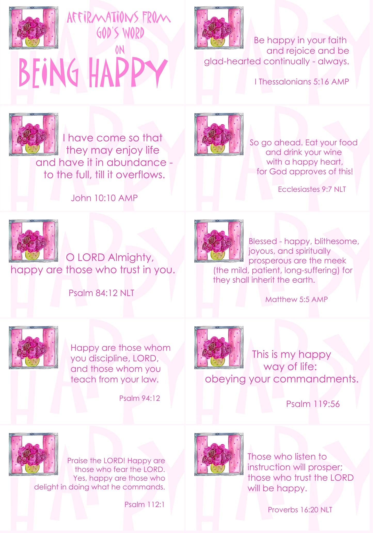 Affirmations from God - Being Happy
