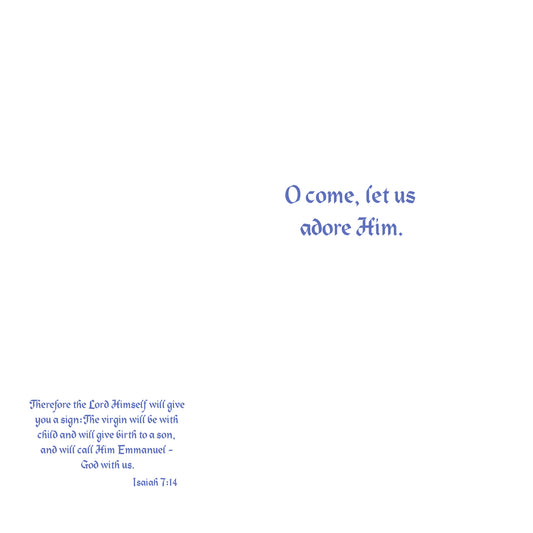 A Very Merry Christmas - Child of God Note Cards (Six Cards)