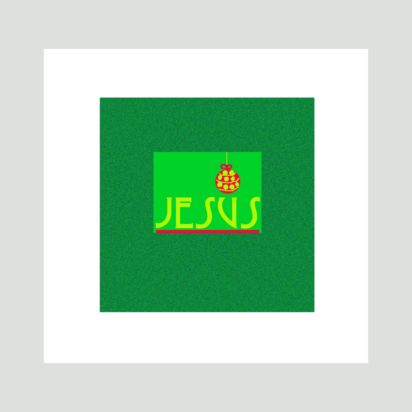 A Very Merry Christmas - Celebrate Jesus Note Card (Single Card)