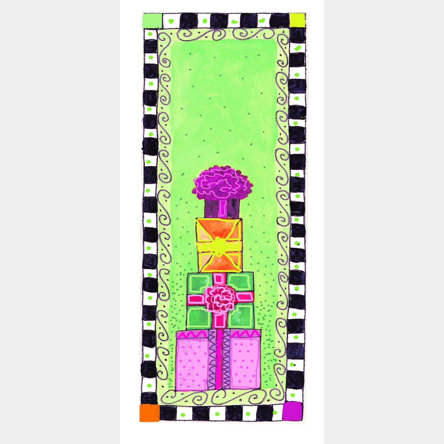 Lively Green - Gifts from God Note Card (Single Card)