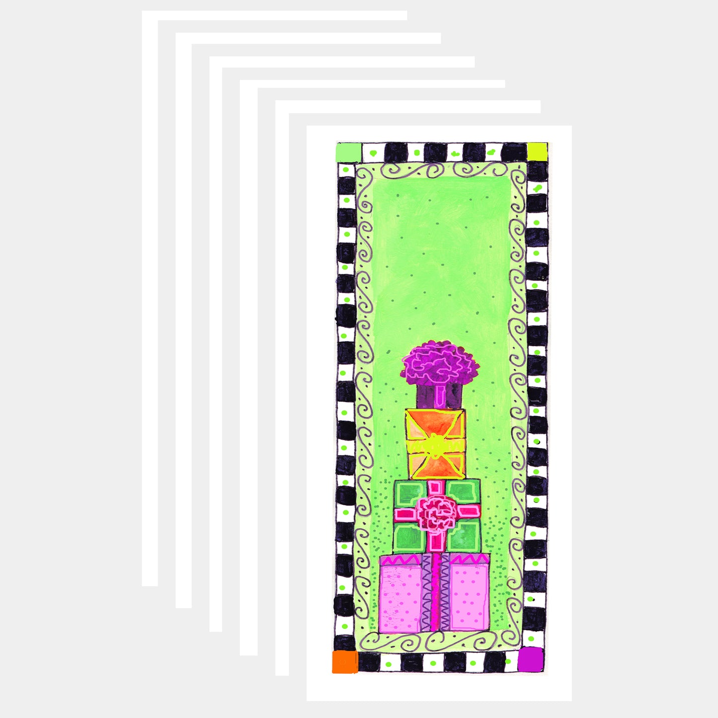 Lively Green - Gifts from God Note Cards (Six Cards)