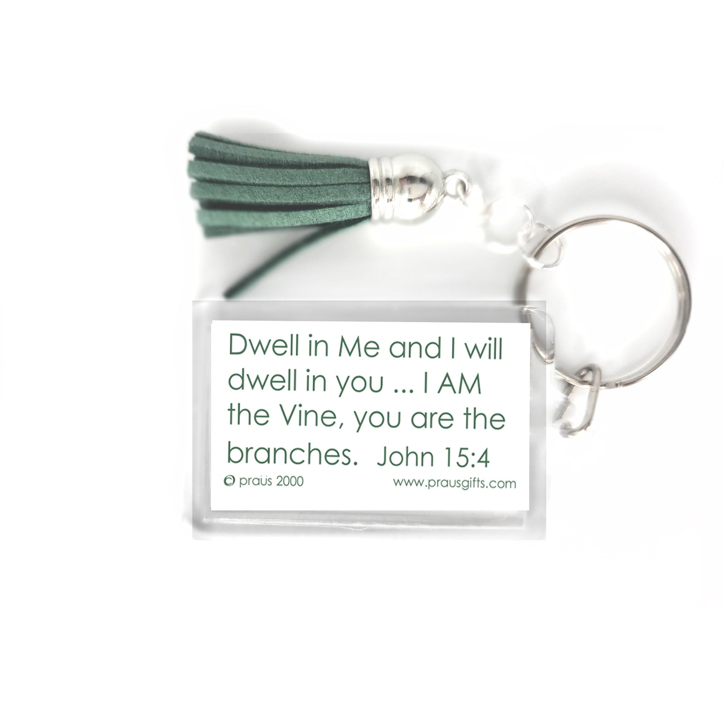 Vivid Orange - God's Poetry Key Ring